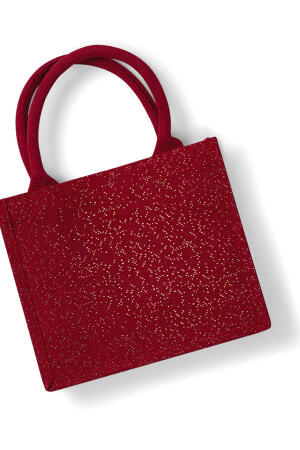 Shimmer Jute Mini Gift Bag