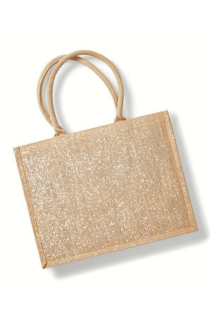 Shimmer Jute Shopper