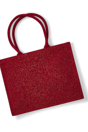Shimmer Jute Shopper